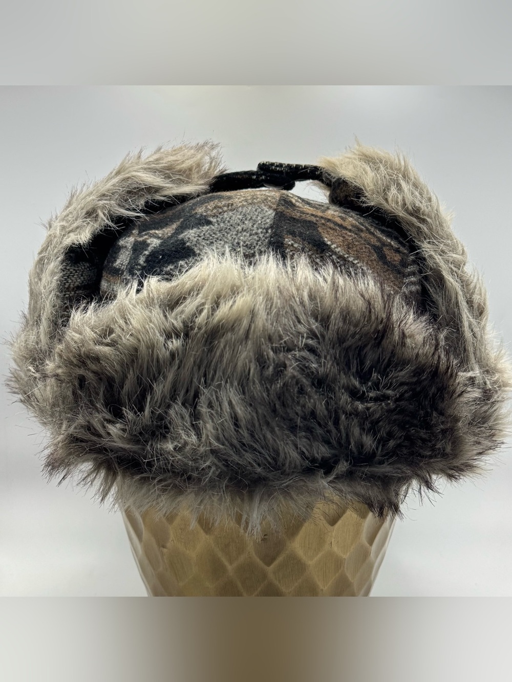 Southwest Print Faux Fur Trapper Aviator Hat Ear Flap Winter L/XL